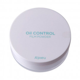 image of 韓國 Apieu 清透控油蜜粉 5.5g 01透明 Korea Apieu Oil Control Film Powder 5.5g #01 Blue Clear