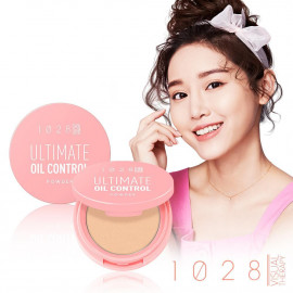 image of 1028 超吸油蜜粉餅(膚色)4.6g 1028 Visual Therapy Ultimate Oil Control Powder 4.6g (Pink Beige)