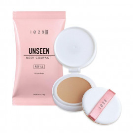 image of 1028 彈力保濕絲襪粉餅(補充包) SPF30 PA++ 10g #.02 自然膚 1028 VISUAL THERAPY Unseen Mesh Compact Pressed Face Powder SPF30 PA++ 10g #.02 Natural Beige