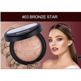 image of 法國 Flormar 獨角獸高光粉餅 03 bronze star France Flormar Powder Illuminator #03 bronze star
