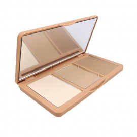 image of 韓國 3CE 三色打亮修容盤 9.3g TAWNY(灰棕鵝黃) Korea 3CE Face Contour Tuning Palette 9.3g #TAWNY