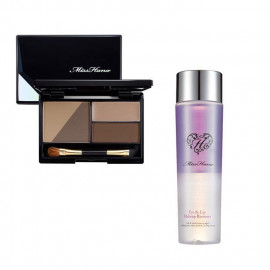 image of 【買就送輕柔眼唇卸妝液】Miss Hana 花娜小姐 立體塑型眉粉餅 10g Miss Hana Style Eyebrow Kit 10g