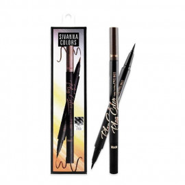 image of Sivanna BR-1885 雙色眼眉兩用液線筆 Sivanna Colors 2in1 Long Lasting Eyeliner Sivanna BR-1885