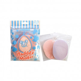 image of Belle Madame 貝麗瑪丹 泡泡進口洗臉海綿/橢圓(2入) 顏色隨機出貨 Belle Madame Bubble Maker Facial Cleanser Sponge #Oval Shape (2 Pcs)