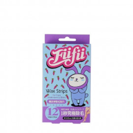 image of Fiifii 除毛貼片 (小片) #.薰衣草 12片/盒 Fiifii Wax Strips For Under-arm & Bikini # Lavender 12 Pcs/Box