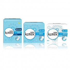 image of 《靠得住》純白體驗 Super超吸洞衛生棉 日用/夜用 多款可選 Kotex sanitary napkin (no fluorescent agent) - super suction hole thin