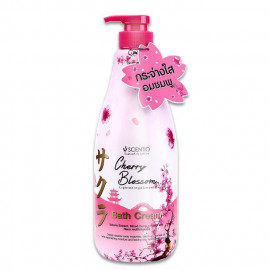 image of 泰國Scentio 亮白柔嫩初櫻沐浴乳 Thailand Scentio Cherry Blossom Lightening & Smooth Bath Cream