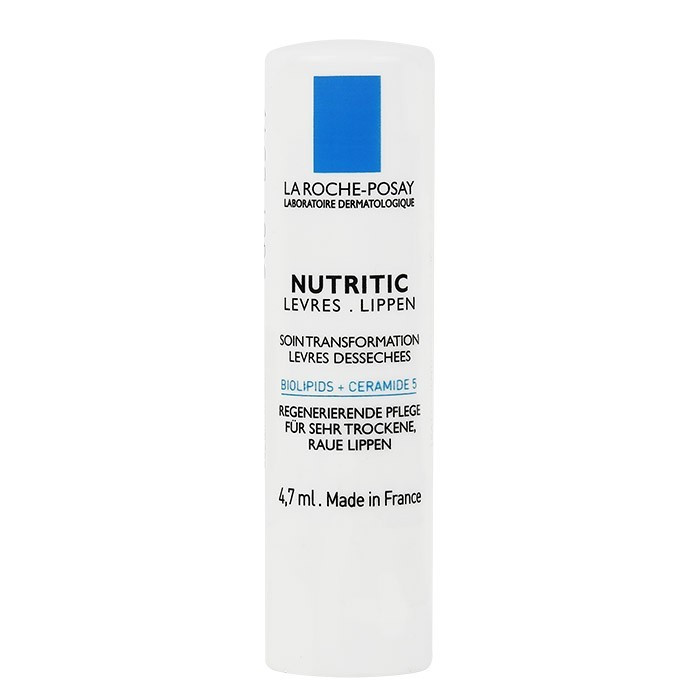 image of LA ROCHEPOSAY 理膚寶水 滋養修護潤唇膏 4.7mL LA ROCHE POSAY Nutritic Lip Balm Very Dry Lips Transforming Care 4,7mL