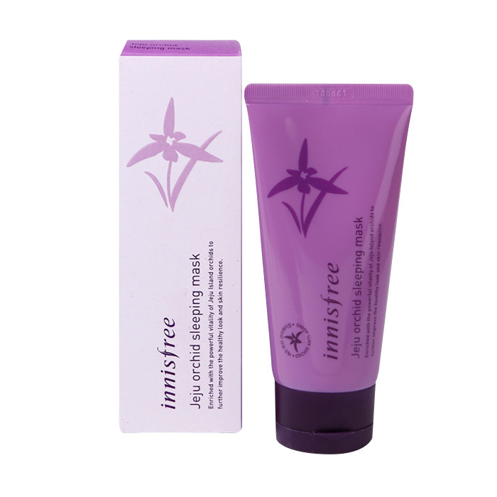 image of 韓國 innisfree 濟州寒蘭高彈力晚安面膜 80ml Korea Innisfree Jeju Orchid Sleeping Mask 80ml
