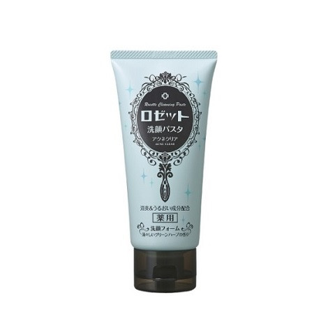 image of 日本 ROSETTE 植物漢方控油抗痘洗面乳(海泥+湖底泥) 120g Japan Rosette Acne Clear Face Cleanser 120g