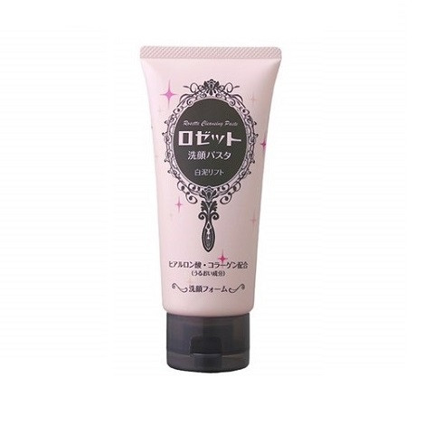 image of ROSETTE 白泥淨白滑嫩洗面乳 120g ROSETTE Face Cleansing Paste White Mud Face Lift pink 120g