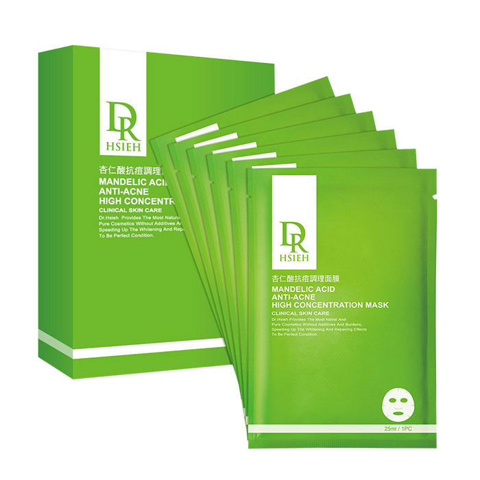 image of DR HSIEH 謝明浚 杏仁酸抗痘調理面膜 6片/盒 DR HSIEH Mandelic Acid Anti-Acne High Concentretion Mask 6 pcs/pack