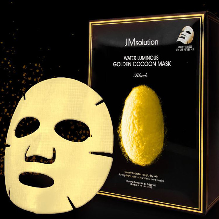 image of 韓國 JMsolution 黃金蠶絲面膜 10入/盒 Korea JMsolution Water Luminous Golden Cocoon Mask 10 pcs/pack