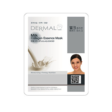 image of 韓國 DERMAL面膜 23g NO.37.牛奶(037 Milk) Korea Dermal Collagen Essence Mask - Milk 23g