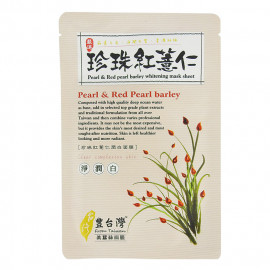 image of LoveMore 豐台灣 面膜 單片入 #.珍珠紅薏仁潤白 LOVEMORE PEARL & RED PEARL BARLEY WHITENING MASK SHEET