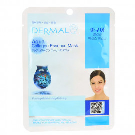 image of 韓國 DERMAL面膜 23g NO.20.膠原蛋白菁華面膜 Korea Dermal Aqua Collagen Essence Mask 23g