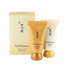 image of 【出清品】韓國 Sulwhasoo 雪花秀 滋養面膜 2入組(玉容面膜15ml+與潤面膜15ml) Korea Sulwhasoo Mask Special Kit (2 Items) (Overnight Vitalizing Mask EX 15ml+Claifying Mask EX 15ml)