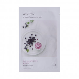 image of 韓國innisfree My real鮮潤面膜 (2018新包裝) 巴西莓 Korea INNISFREE MY REAL SQUEEZE MASK - ACAI BERRY