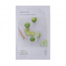 image of 韓國innisfree My real鮮潤面膜 (2018新包裝) 檸檬 Korea INNISFREE MY REAL SQUEEZE MASK - LIME