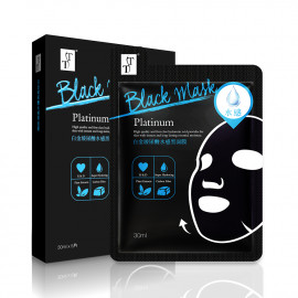 image of TT 波特嫚 白金玻尿酸水感黑面膜 (5片入) TT KOTEMEIN Platinum Hyaluronic Acid Moisturizing Facial Black Mask (5 pcs)