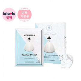 image of 韓國 MERBLISS 婚紗2代面霜面膜(5片/盒) ~安宰賢代言~ Korea MERBLISS Wedding Dress Mask II (5pcs/box)
