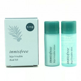 image of 韓國 innisfree 濟州香榧舒緩水乳2件組 Korea Innisfree Jeju Bija Trouble Dual Kit 2item