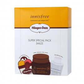image of 韓國 innisfree x HAAGEN-DAZS聯名 超級火山泥禮盒組(溫和) Korea innisfree x HAAGEN-DAZS Super Special Pack (MILD)