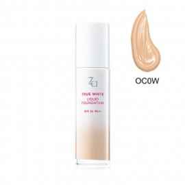 image of 日本 SHISEIDO 資生堂 Za 美白聚光粉底精華 25mL #.OC0W Japan SHISEIDO Za True White Liquid Foundation SPF 25.PA++ 25mL #.OC0W