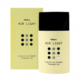 image of 泰國 Mistine 空氣粉底液 20mL #.01 象牙白 Thailand Mistine Air Light Liquid to Powder Foundation (F1 Light)