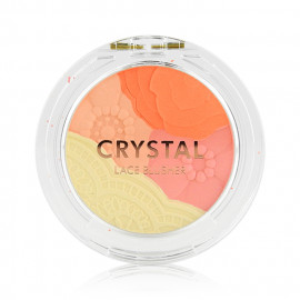 image of 韓國 TONYMOLY 水晶花邊腮紅02 5g Korea TONYMOLY - Crystal Lace Blusher #02 Daisy Coral 5g