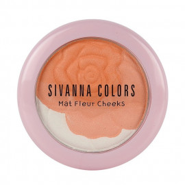 image of Sivanna HF-8112 神隱芙蓉彩亮頰彩粉餅 8g 腮紅/修容/多色可選 Sivanna HF-8112 SIVANNA COLORS MAT FLEUR CHEEKS 8g #.6