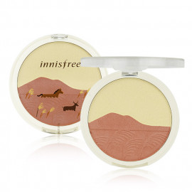 image of 韓國 innisfree 秋色限定修容腮紅兩用粉餅 9g #.02 粉色系 Korea INNISFREE Face shimmering Duo 9g #.02