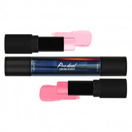 image of 韓國 CLIO 假日瘋狂系列 專業兩用雙頭美顏棒 3.7g╳2 #.01 COOL PINK Korea CLIO Produal Contour Blusher 3.7g╳2 #.01 COOL PINK