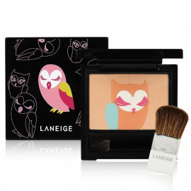 image of 韓國 蘭芝 LANEIGE╳Lucky Chouette 魔幻貓頭鷹眼頰彩盤 8g 晨光初戀 內附刷具 Korea Laneige X Lucky Chouette Multi-Color 8g