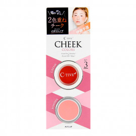 image of 日本 KOJI C-TIVE 姿意炫彩雙色腮紅 3.5g #.03夢中 Japan KOJI C-TIVE cheek colors No.3 3.5g