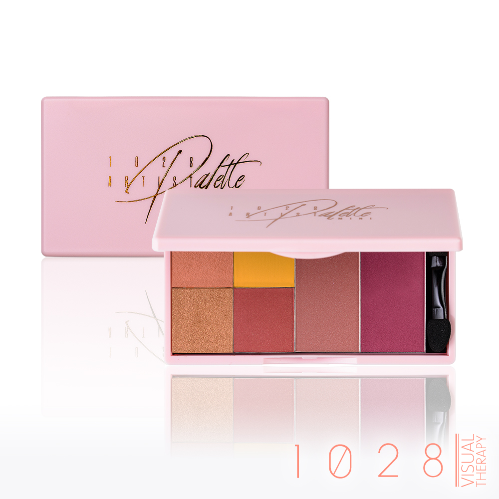 1028?自我組藝拼妝裸盤 精巧版(粉櫻)(此為外盒不含內容物) 1028 Mini Artist Eyeshadow Palette 1028?自我組藝拼妝裸盤 精巧版(粉櫻)(此為外盒不含內容物) 1028 Mini Artist Eyeshadow Palette