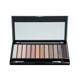 image of 英國 Makeup Revolution 12色眼影盤 經典粉棕色系 United Kingdom Makeup Revolution Redemption Eyeshadow Palette