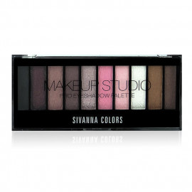 image of Sivanna HF-537 嫵媚動人靚影10色眼影盤 20g #.02 紅韻靚影 Sivanna HF-537 Sivanna Make Up Studio Pro Eyeshadow Palette 20 g
