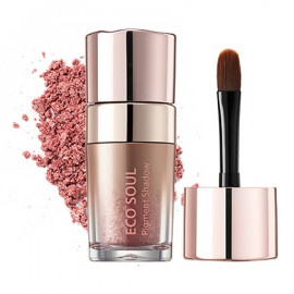 image of 韓國 the saem 生態靈魂閃耀眼影粉 2g PK02 Korea The Saem Eco Soul Pigment Shadow 2g #PK02 Sweet Champagne