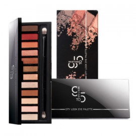 image of 泰國 Mistine City Look城市女伶12色眼影盤 Thailand Mistine 9 to 5 City Look Eye Palette