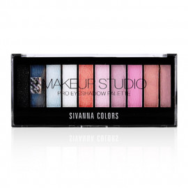 image of Sivanna HF-537 嫵媚動人靚影10色眼影盤 20g #.04 藍月靚影 Sivanna HF-537 Sivanna Makeup Studio Pro Eyeshadow Palette 20 g #.04