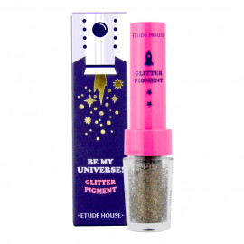 image of 韓國 ETUDE HOUSE 宇宙系列 眼影蜜 2g #.BK801 Korea ETUDE HOUSE Universe Glitter Pigment 2g #.BK801