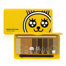 image of 韓國 The Face Shop╳KAKAO FRIENDS 全能八色眼影盤 9.5g #.DAILY MUZI 日常咖啡系 Korea The Face Shop╳KAKAO FRIENDS Eyeshadow Plate 9.5g #.DAILY MUZI