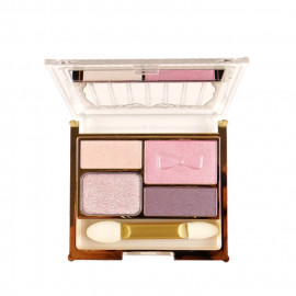 image of 日本 SWEETS SWEETS 四色亮綵眼影 02 sweets sweets Japan Shiny Dolce 4-Color Quad Eyeshadow Palette #02 Peach Ganache