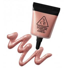 image of 韓國 3CE 讚石光閃耀眼影蜜 PINK HAZE Korea 3CE Sparkling Liquid Pigment #PINK HAZE