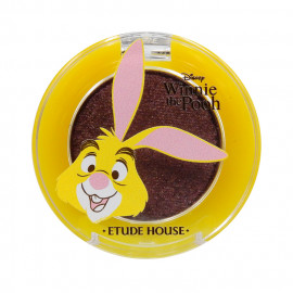 image of 韓國ETUDE HOUSE x小熊維尼聯名 單色眼影 2g BR430 Korea ETUDE HOUSE Happy with Piglet Look at My Eyes Shadow 2g #BR430 Jewel Deep Brown