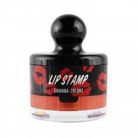 image of Sivanna HF585 吻如太珊嫩唇印章 4g #01珊瑚紅 Sivanna HF585 Sivanna Colors Lip Stamp Super Modern Kiss Me 4g #01