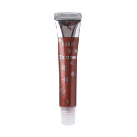 image of 美國 Nicka.K 超顯色金屬感唇蜜 14 耀眼棕10ml Nicka K New York Super Lip Shimmer 10ml #14