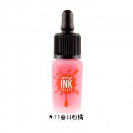 image of 韓國 Peripera 花漾天鵝絨墨水輕唇彩 8g 11春日粉橘 Korea Peripera Ink Airy Velvet 8g #.11Pinkish Grapefruit