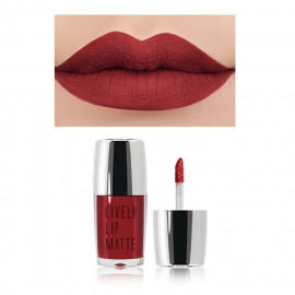image of 韓國 Eglips 香氛絲絨保濕霧色唇釉 5g #.LM004 Korea Eglips Lively Lip Matte 5g #.LM004 Red Jazz Matte
